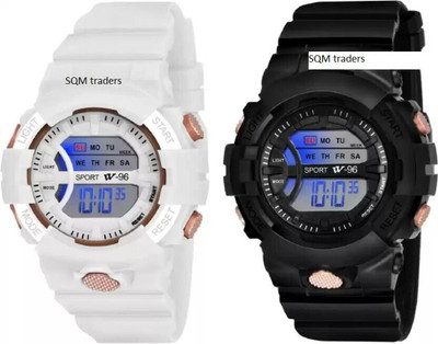 SQM TRADERS Analog-Digital Watch  - For Men & Women