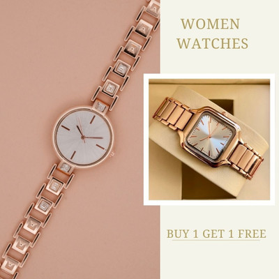 Bifrost Professional Series Unique Stylish Look Designer Square Dial Bracelet Belt Trending Women Watch Analog Watch  - For Women