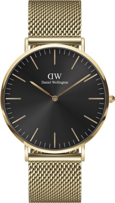 DANIEL WELLINGTON Classic 40 Evergold Classic Evergold Black color Round - 40 mm diameter Analog Watch  - For Men