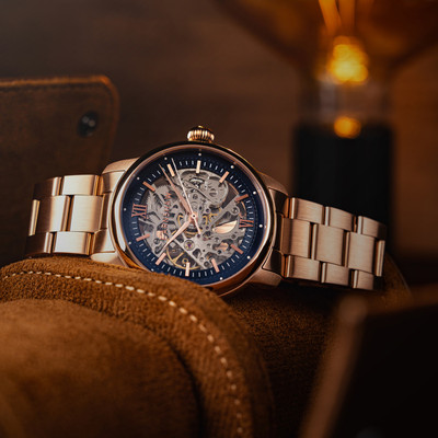 Earnshaw Cornwall Skeleton Analog Watch  - For Men