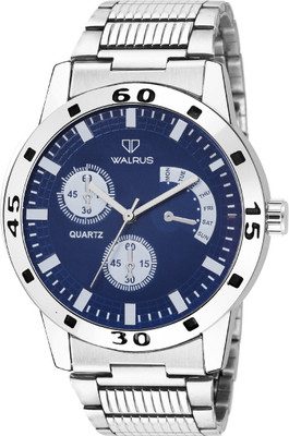 Walrus Artificial Chronograph Display Analog Watch  - For Men