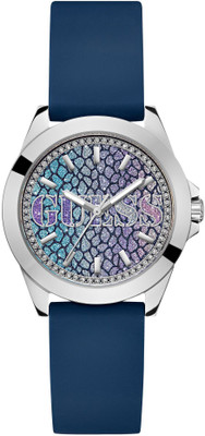 GUESS Multicolor Digital Print Glitz Dial Analog Watch  - For Women