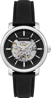 Earnshaw ES-8297-01 New Holland Skeleton Automatic Analog Watch  - For Men