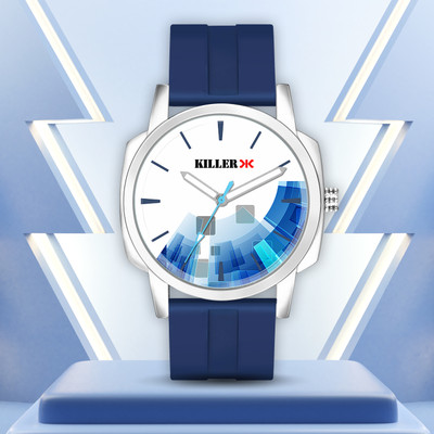 KILLER KL-9410-BLUE Big Dial Analog Watch  - For Men