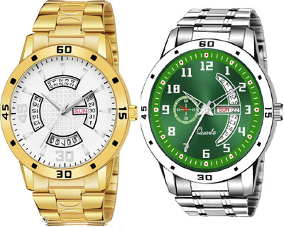 Caihong GOLD-22-AND-SLV-6 Analog Watch  - For Men
