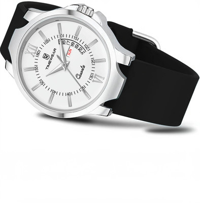 TIMEWEAR 328WDTGG TIMEWEAR New Track Day Date Functioning, Black Silicone Strap Analog Watch  - For Men