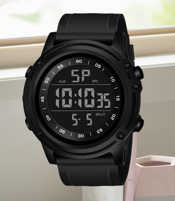 Diaggro 9086 All-black digital sports watch with versatile functionality Digital Watch  - For Men