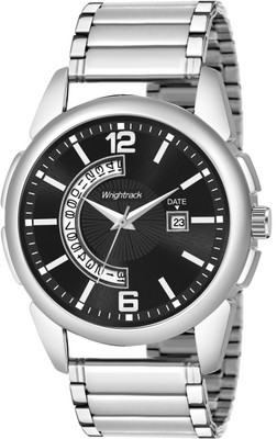 Wrightrack Analog Date Functioning Stainless Steel Chain Watch for Men & Boys Analog Date Functioning Stainless Steel Chain Watch for Men & Boys Analog Watch  - For Men