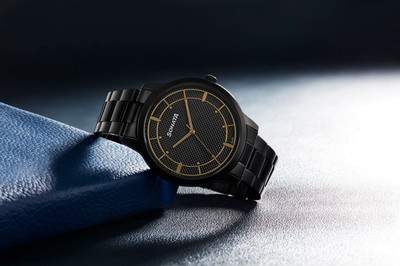 SONATA Sonata2.0 Quartz Black Dial Black Stainless Steel Strap Analog Watch  - For Men