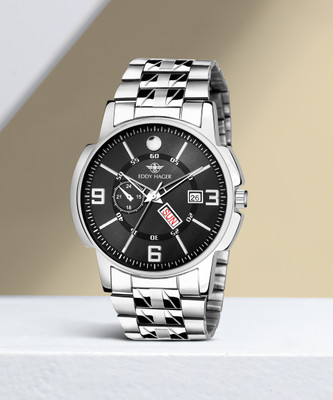 EDDY HAGER 226-Black Day and Date Analog Watch  - For Men