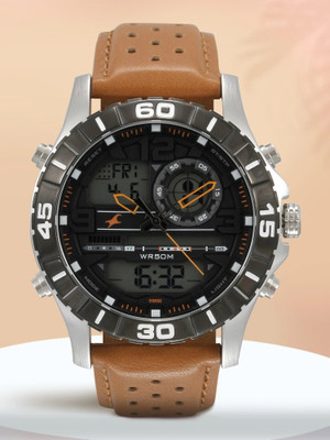 Fastrack NP38035SL04 Metal Digitals Analog-Digital Watch  - For Men
