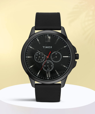 TIMEX Multi Function Black Dial Analog Watch  - For Men