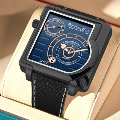 DoubleRun Analog Watch  - For Men