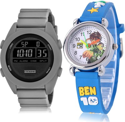 TIMOXIDE DG85-BK6 Analog-Digital Watch  - For Boys