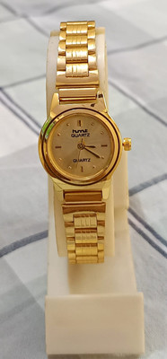 Toto Watch for women waterproof gold colour Analog Watch  - For Women