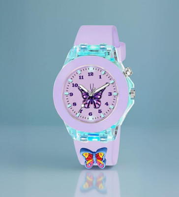 selloria Led Backlight Watch kids 3D Cartoon Silicone Strap Watch for Boys and Girls Analog Watch  - For Boys & Girls