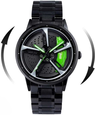 GATRADES ma0087 3D Rotating spinning carwheel men quartz analog watch Analog Watch  - For Men