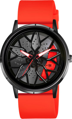 AB Collection Thar Red watch | Thar wheel watch | Spinning watch | Rotating watch | Gyro watch Analog Watch  - For Men