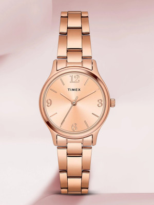 TIMEX Rose Gold Dial Analog Watch  - For Women