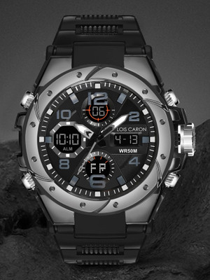 LOIS CARON LCDA8004 Endurance Series Sports Analog-Digital Watch  - For Men