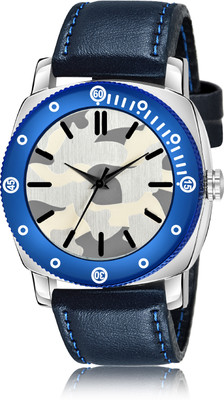 VARNI ENT LR54 Blue Big Dial Analog Watch  - For Men