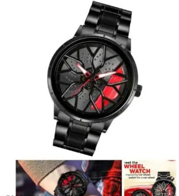 GooodTime alloy wheel wirite Aolly wheel wirit Analog Watch  - For Men