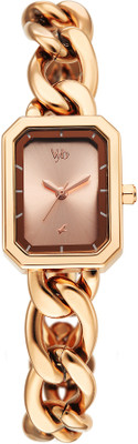 Fastrack Vyb Charmer Vyb 6.0 Charmer Quartz Rose Gold Shaped Dial Women's Watch / Analog Watch  - For Boys & Girls