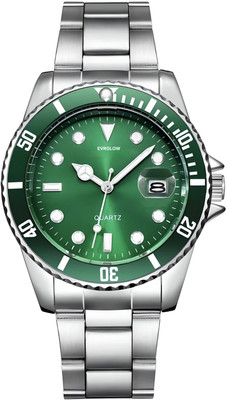 EVRGLOW DRM-009 Mens Classic Date Display Chain Watch Analog Watch  - For Men