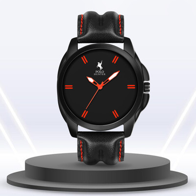 POLO HUNTER Modern Collection Analog Synthetic Leather Wrist Watches for Men Daily Use Analog Watch  - For Men
