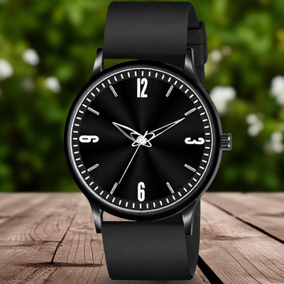 LEBENSZEIT Casual Formal Smart Watch for Men – Black Slim Dial & Thin Hands Analog Watch  - For Men