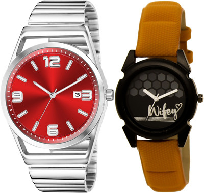 TVILLA Black Wifey MZ-LR235 Analog Watch  - For Men & Women