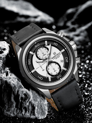 NAVIFORCE NF8075 NF8075SWB Analog Watch  - For Men