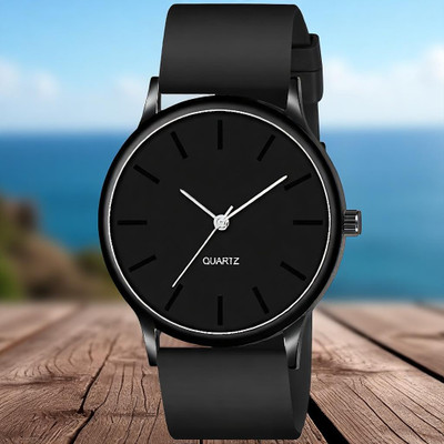 ReniSales Branded Minimalist Slim Analog Watch for Men – Smart Silicone Strap Analog Watch  - For Boys