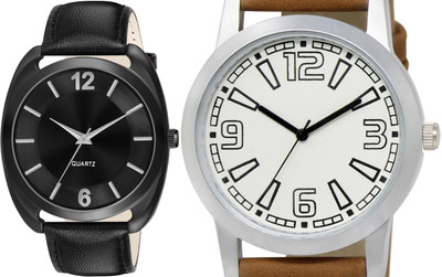 TVILLA Black Stylish Dial MZ-LR76 Analog Watch  - For Men
