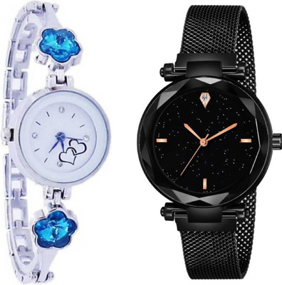 Brostin New Combo Combo Watches for Womens Analog Watch  - For Women