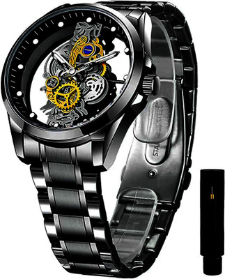 elivor SkeletonRound Elivor Mens Analog Watch Analog Watch  - For Men