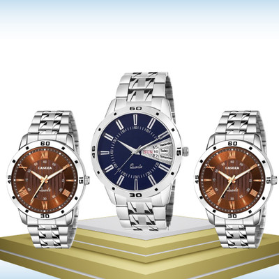 MAHAKAPI Student Choice Classic Combo - Pack3 Analog Watch Analog Watch  - For Men