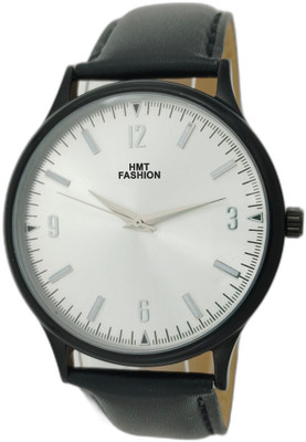Hmt Fashion Round Slim 40mm Dial Quartz Movement Leather Strap Watch Analog Watch  - For Men