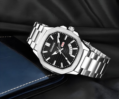 Giomex OTUS 304 Black Premium Addition Analog Watch  - For Men