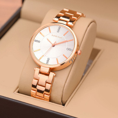 STYLISH GUYS DB Women Atractive Rose Gold Color Luxury Trending Watch Analog Watch  - For Women