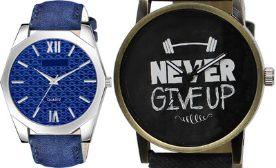 TVILLA Blue 3d embossed Dial MZ-LR86 Analog Watch  - For Men