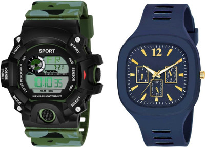Brostin Casual Look Analog-Digital Men's Combo Watches Analog-Digital Watch  - For Men