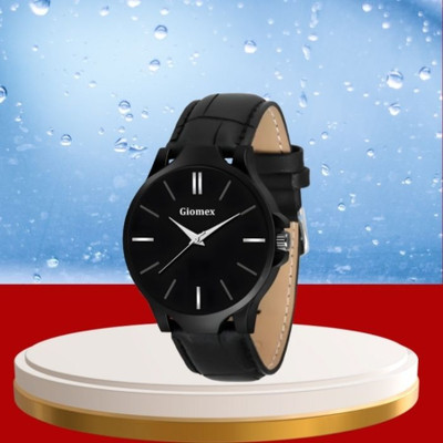 Giomex Premium G-Black Plain_1 Analog Watch Analog Watch  - For Men