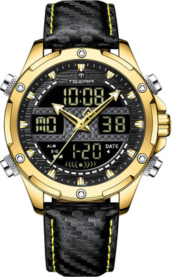 TSERA T1005L Fashion Sport Quartz Analog Digital LED Waterproof Wrist Analog- Analog-Digital Watch  - For Men