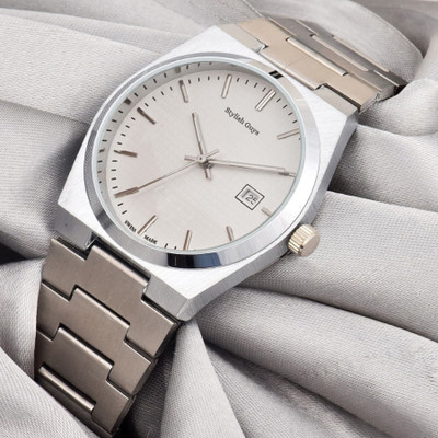 STYLISH GUYS DRM PE Silver White Professional Watch For Men Analog Watch  - For Men