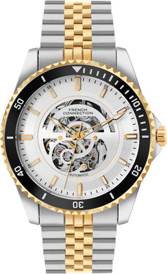 French Connection AETHER DRIVE AETHER DRIVE Silver Round Dial Automatic Watch For Men's FCA26STM Analog Watch  - For Men