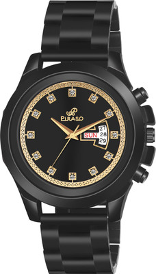 PIRASO C ANALOG DAY AND DATE WORKING||BLACK DIAL||BLACK CHAIN|| WATCH FOR MEN & BOYS Analog Watch  - For Boys