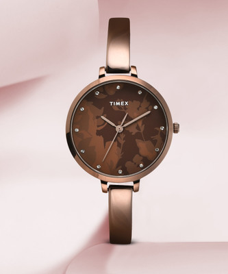 TIMEX Brown Dial Analog Watch  - For Women