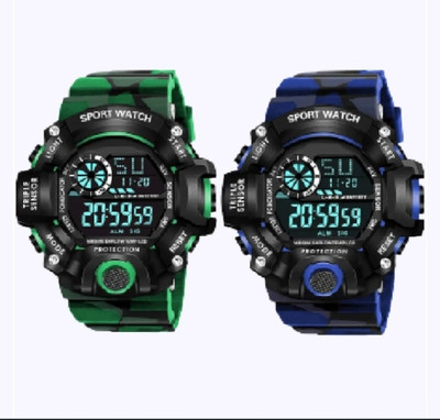 Timefit Army Look Waterproof Digital Watch Army Look Waterproof Digital Watch  - For Boys