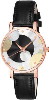 WEDSCOY Attractive Ethnic Solid Designer Colorful Round Case Dial Matt Metal Belt Attractive Ethnic Solid Designer Colorful Round Case Dial Matt Metal Belt Analog Watch  - For Girls